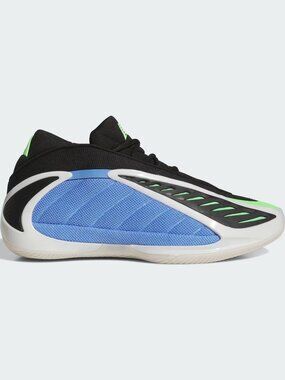 adidas AE 2 Blue Fusion Blue Lime Men's Size 12 Basketball Shoe JR4359 *New*